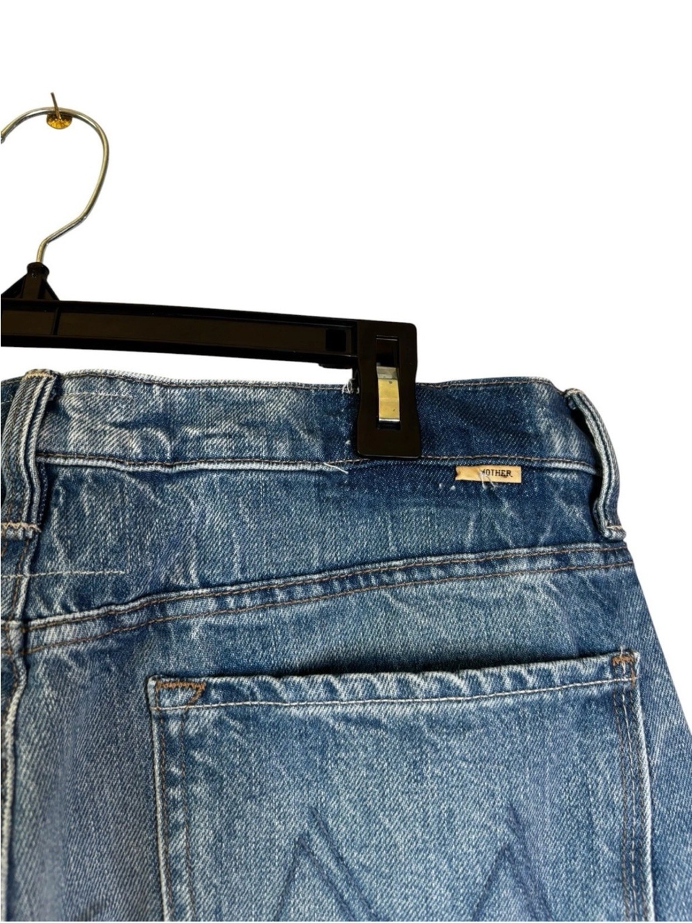NWT MOTHER Jeans The Newbie Ankle Jeans Size 31 Wipeout Vintage Wash - Picture 6 of 8